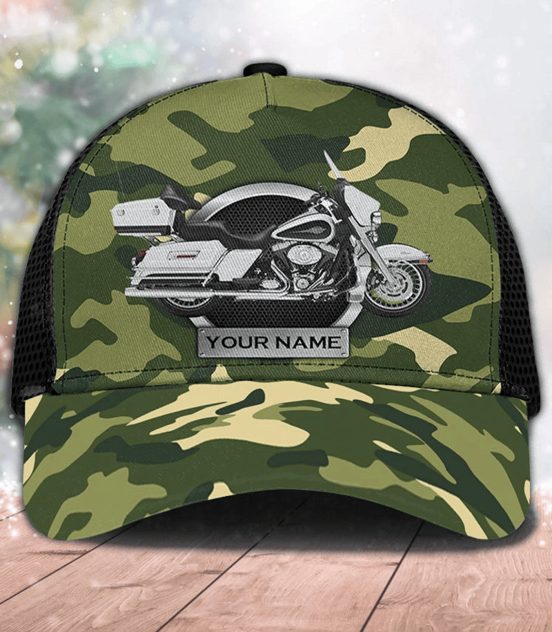 Bikergod Motorcycle Custom Name Classic Cap NABJ196