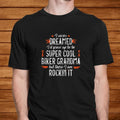 Bikergod Motorcycle Super Cool Biker Grandma T-shirt, Crew-neck Sweatshirt, Hoodie, Tank Top, V-neck T-shirt Design 2D Full Printed Sizes S - 5XL - NABY221