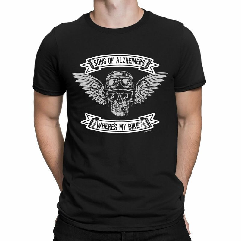 Bikergod Motorcycle Skull Biker Where's My Bike T-shirt, Crew-neck Sweatshirt, Hoodie, Tank Top, V-neck T-shirt Design 2D Full Printed Sizes S - 5XL - NABE255