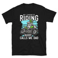 Bikergod Motorcycle My Favorite Riding Buddy Calls Me Dad T-shirt, Crew-neck Sweatshirt, Hoodie, Tank Top, V-neck T-shirt Design 2D Full Printed Sizes S - 5XL - NABU245