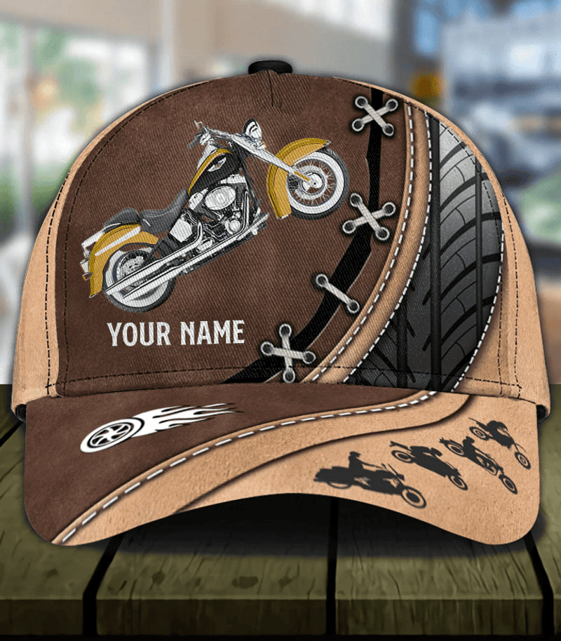 Bikergod Motorcycle Custom Name Classic Cap NABJ167