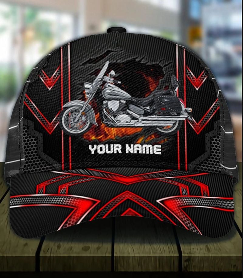 Bikergod Motorcycle Custom Name Classic Cap NABJ174