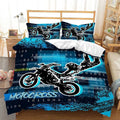 Bikergod Motorcycle Motocross Bedding Set Cover Design 3D - NABT344