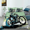 Bikergod Motorcycle Biker Bedding Set Cover Design 3D - NABT366