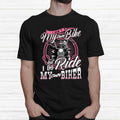 Bikergod Motorcycle I Don?t Ride My Own Bike But I Do Ride My Own Biker T-shirt, Crew-neck Sweatshirt, Hoodie, Tank Top, V-neck T-shirt Design 2D Full Printed Sizes S - 5XL - NABY204