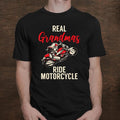 Bikergod Motorcycle Real Grandmas Ride Motorcycle T-shirt, Crew-neck Sweatshirt, Hoodie, Tank Top, V-neck T-shirt Design 2D Full Printed Sizes S - 5XL - NABR304