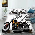 Bikergod Motorcycle Racing Bedding Set Cover Design 3D - NABT370
