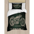Bikergod Motorcycle Motocross Born To Ride Bedding Set Cover Design 3D - NABT357