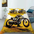 Bikergod Motorcycle Motocross Rider Bedding Set Cover Design 3D - NABT374