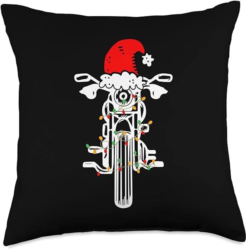 Bikergod Motorcycles Christmas Motorbike Pillow Case Design 3D Full Printed NABE265