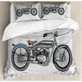 Bikergod Motorcycle Motocross Bedding Set Cover Design 3D - NABT326