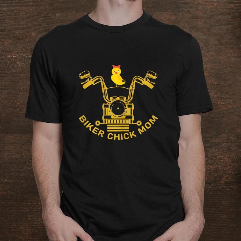 Bikergod Motorcycle Biker Chick Mom T-shirt, Crew-neck Sweatshirt, Hoodie, Tank Top, V-neck T-shirt Design 2D Full Printed Sizes S - 5XL - NABR311