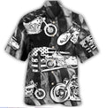 Bikergod Motorcycle US Flag COTTON Hawaii Shirt Design 3D Full Printed Sizes S - 5XL NABL306