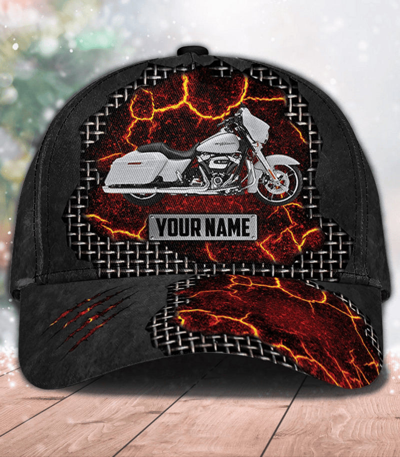 Bikergod Motorcycle Custom Name Classic Cap NABJ187