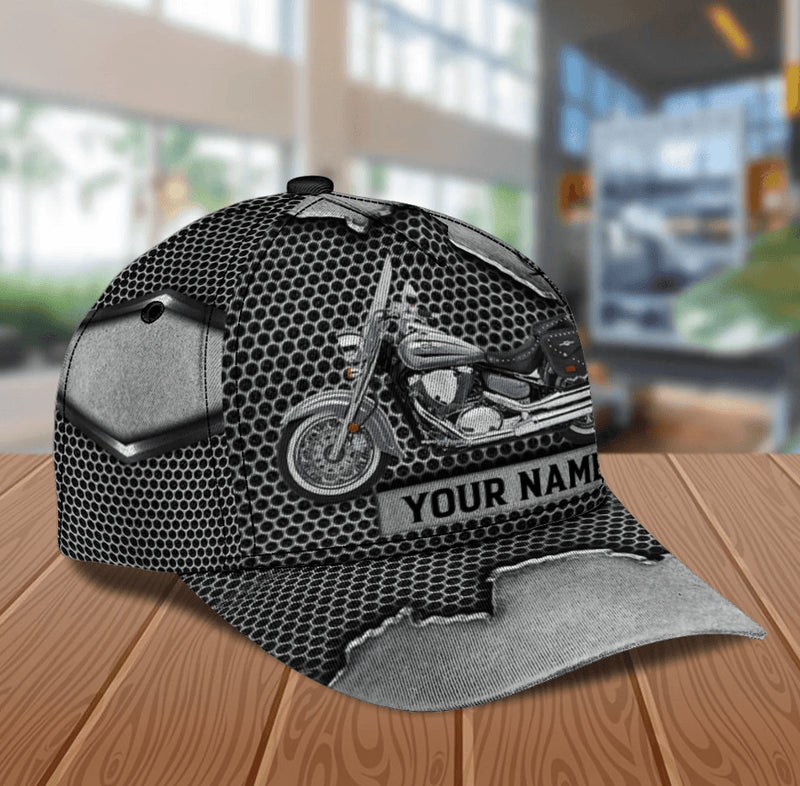Bikergod Motorcycle Custom Name Classic Cap NABJ176