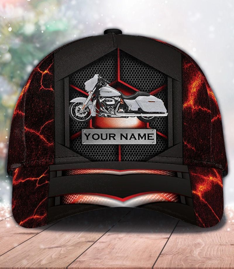 Bikergod Motorcycle Custom Name Classic Cap NABJ190