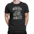 Bikergod Motorcycle I'm A Biker Papa T-shirt, Crew-neck Sweatshirt, Hoodie, Tank Top, V-neck T-shirt Design 2D Full Printed Sizes S - 5XL - NABE225