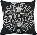 Bikergod Motorcycles Born To Ride Vintage And Custom Pillow Case Design 3D Full Printed NABE274