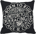 Bikergod Motorcycles Born To Ride Vintage And Custom Pillow Case Design 3D Full Printed NABE274