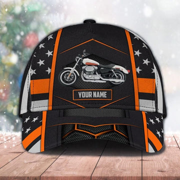 Bikergod Motorcycle Custom Name Classic Cap NABJ202