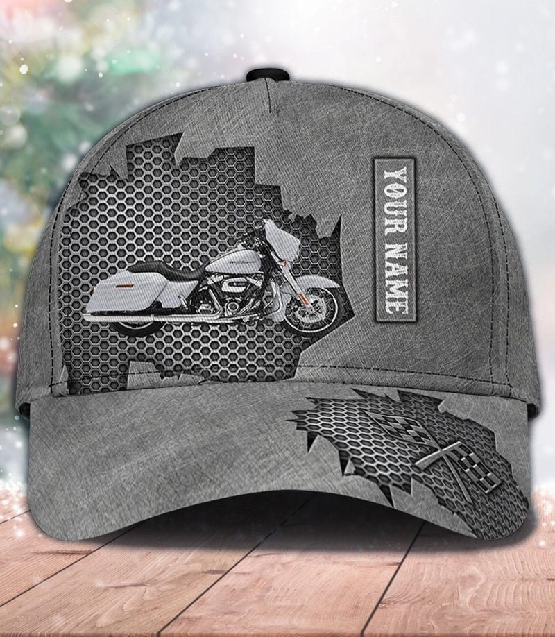 Bikergod Motorcycle Custom Name Classic Cap NABJ200