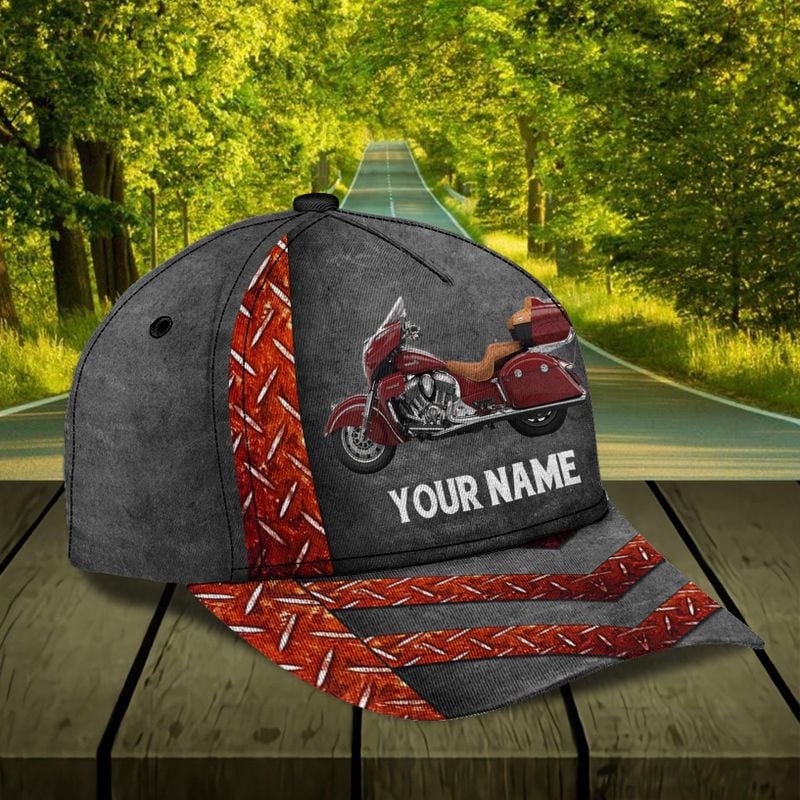 Bikergod Motorcycle Custom Name Classic Cap NABJ180
