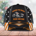 Bikergod Motorcycle Born To Ride Custom Name Classic Cap NABJ165