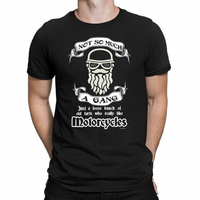 Bikergod Motorcycle Not So Much A Gang T-shirt, Crew-neck Sweatshirt, Hoodie, Tank Top, V-neck T-shirt Design 2D Full Printed Sizes S - 5XL - NABE249
