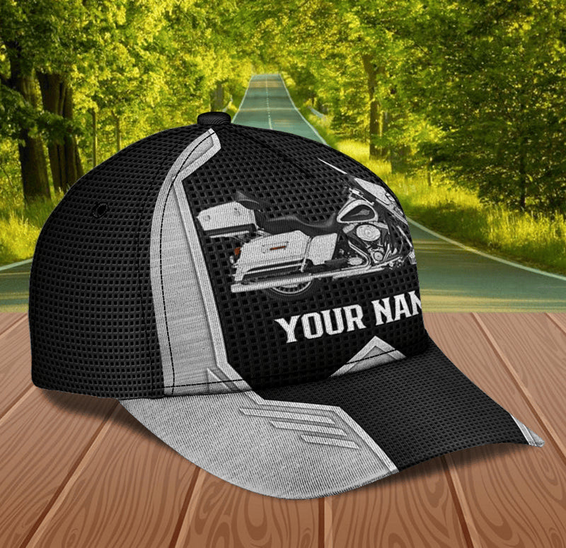 Bikergod Motorcycle Custom Name Classic Cap NABJ199