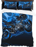Bikergod Motorcycle Motorbike Bedding Set Cover Design 3D - NABL348