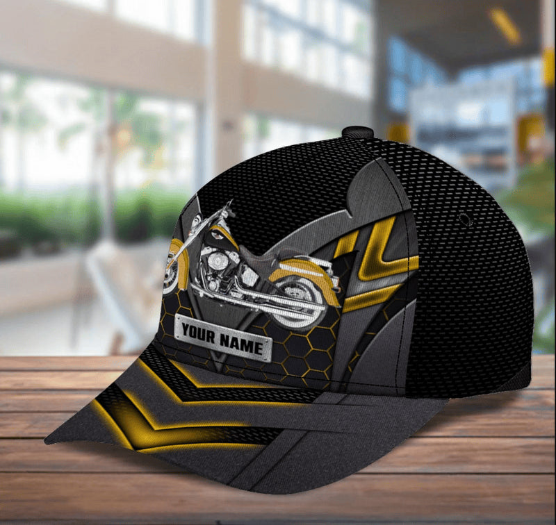 Bikergod Motorcycle Custom Name Classic Cap NABJ185