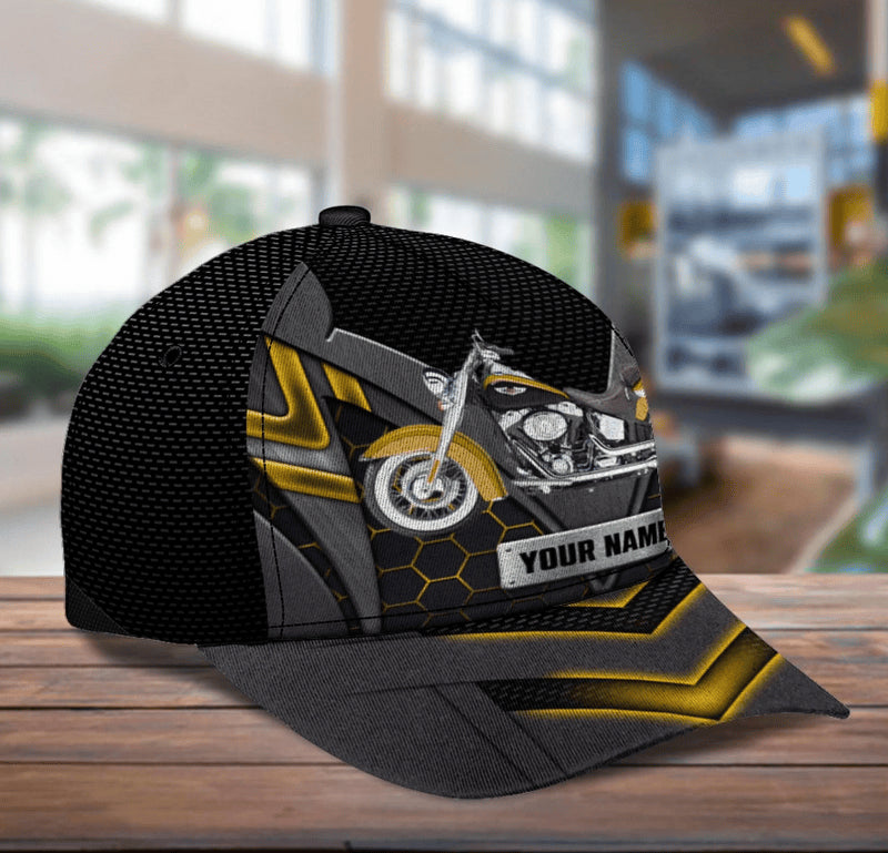 Bikergod Motorcycle Custom Name Classic Cap NABJ185
