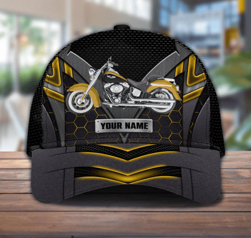 Bikergod Motorcycle Custom Name Classic Cap NABJ185