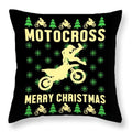 Bikergod Motorcycles Biker Motocross Merry Christmas Pillow Case Design 3D Full Printed NABE271