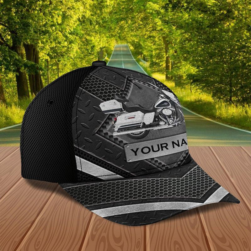 Bikergod Motorcycle Custom Name Classic Cap NABJ197