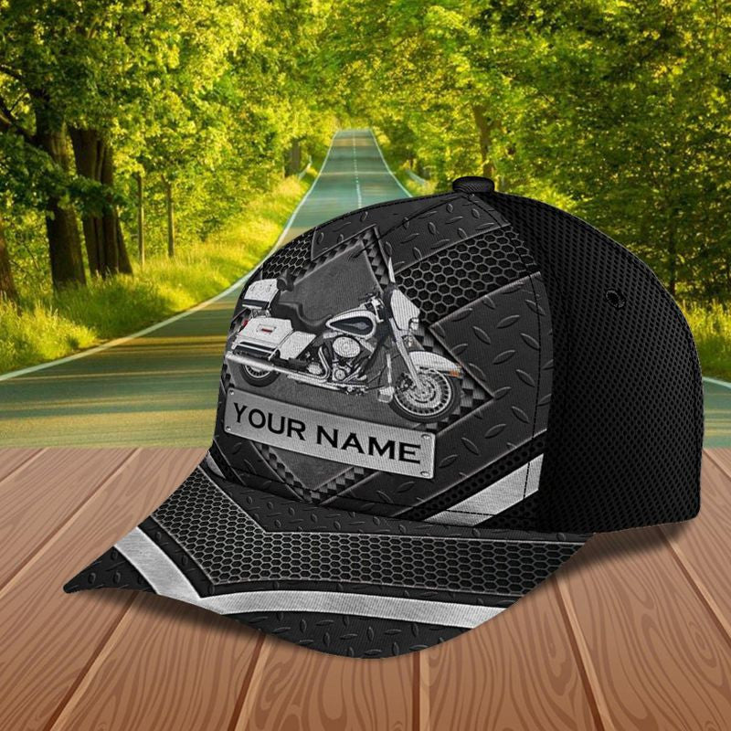 Bikergod Motorcycle Custom Name Classic Cap NABJ197