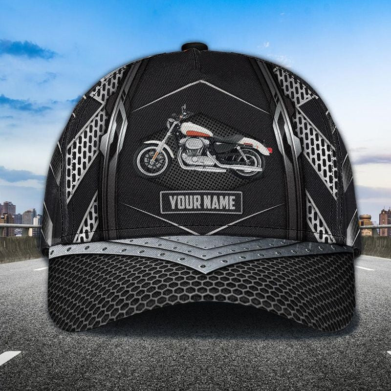 Bikergod Motorcycle Custom Name Classic Cap NABJ195