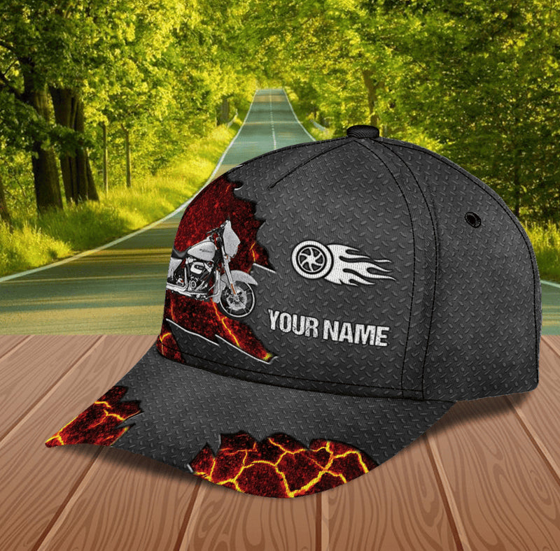 Bikergod Motorcycle Custom Name Classic Cap NABJ189