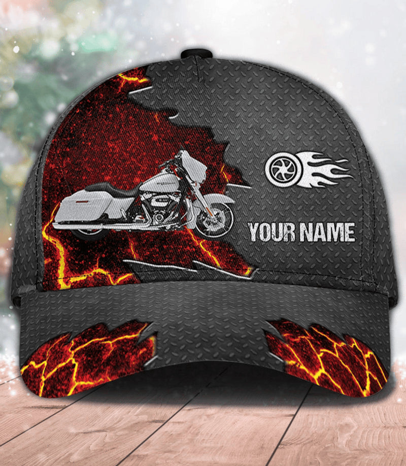 Bikergod Motorcycle Custom Name Classic Cap NABJ189