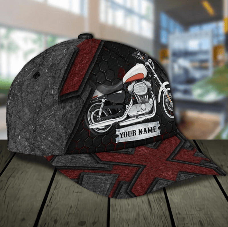 Bikergod Motorcycle Custom Name Classic Cap NABJ159