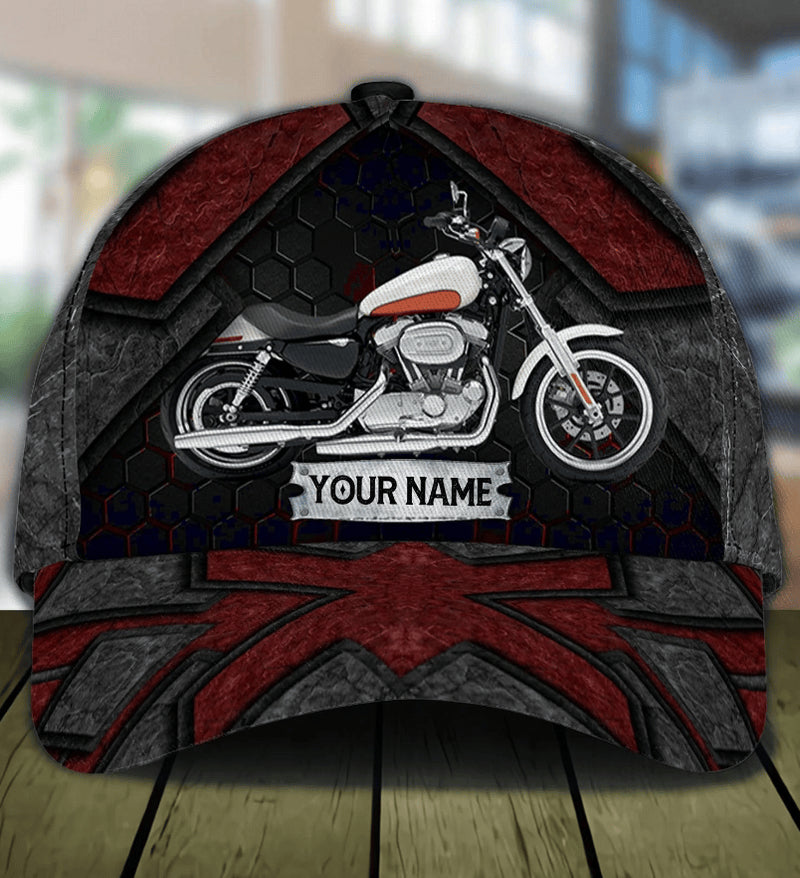 Bikergod Motorcycle Custom Name Classic Cap NABJ159