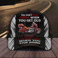 Bikergod Motorcycle You Don't Stop Riding When You Get Old Classic Cap NABJ162