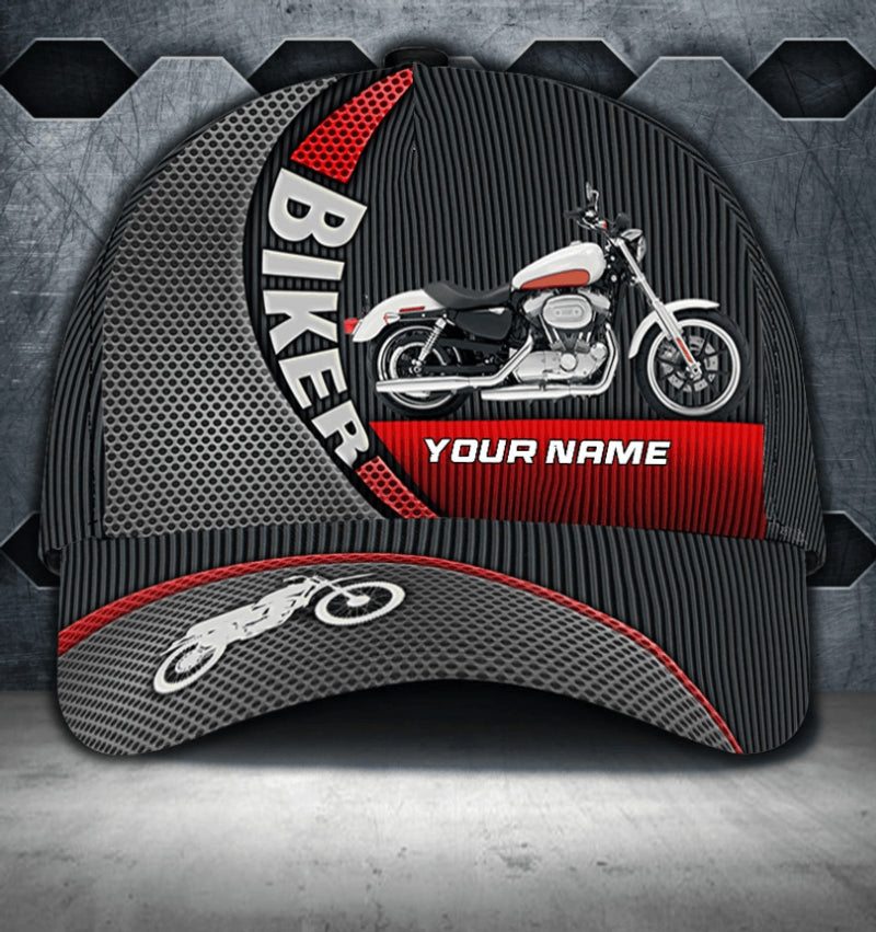 Bikergod Motorcycle Biker Custom Name Classic Cap NABJ173
