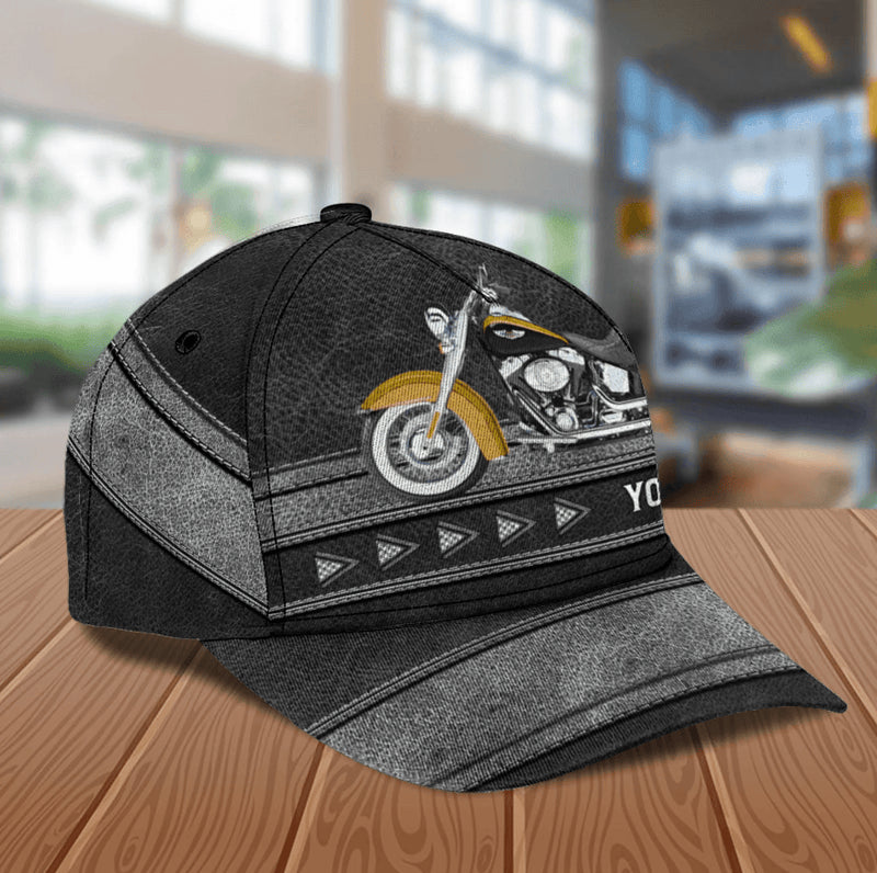 Bikergod Motorcycle Custom Name Classic Cap NABJ188