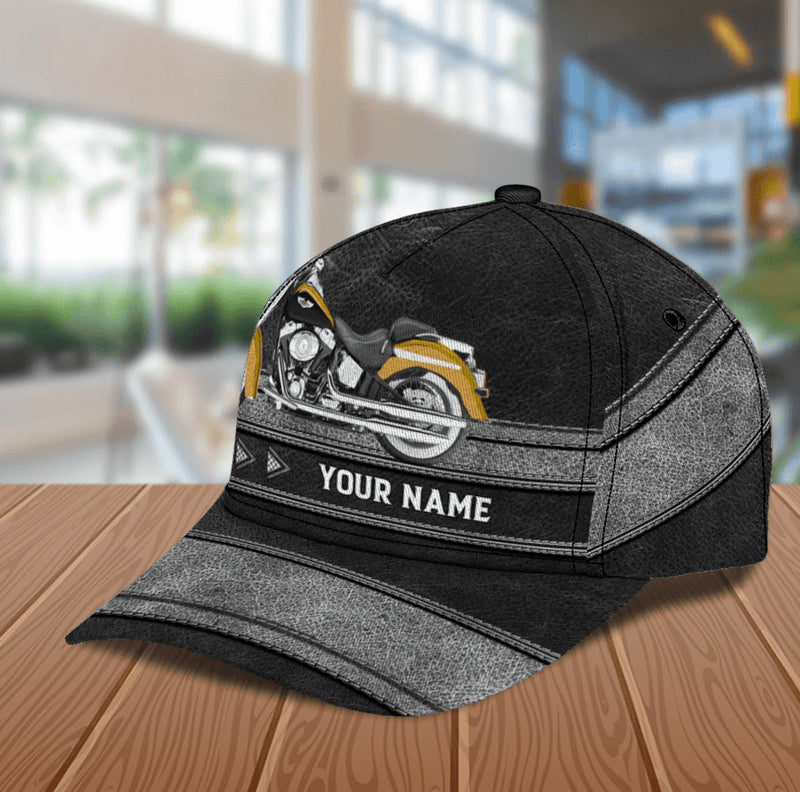 Bikergod Motorcycle Custom Name Classic Cap NABJ188