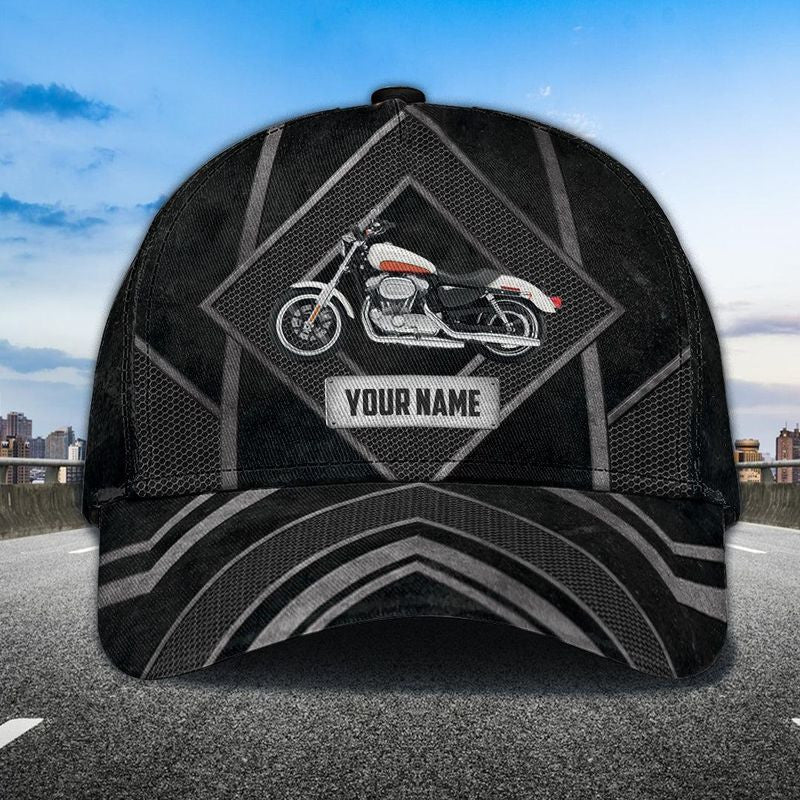 Bikergod Motorcycle Custom Name Classic Cap NABJ194