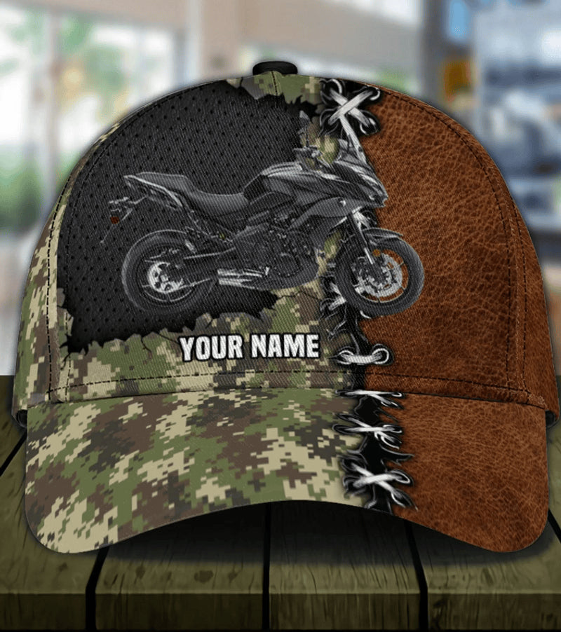 Bikergod Motorcycle Custom Name Classic Cap NABJ177