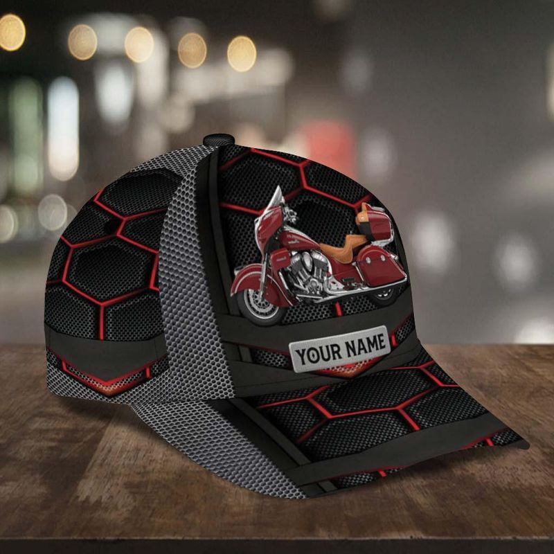 Bikergod Motorcycle Custom Name Classic Cap NABJ137