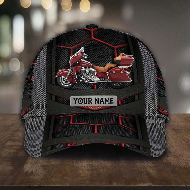 Bikergod Motorcycle Custom Name Classic Cap NABJ137
