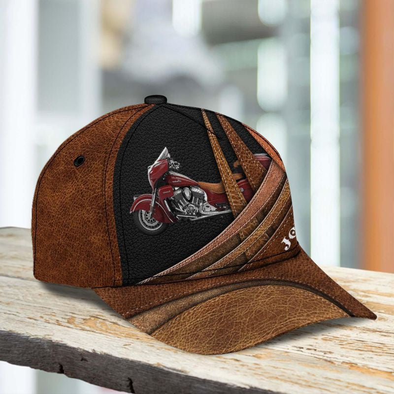Bikergod Motorcycle Custom Name Classic Cap NABJ191